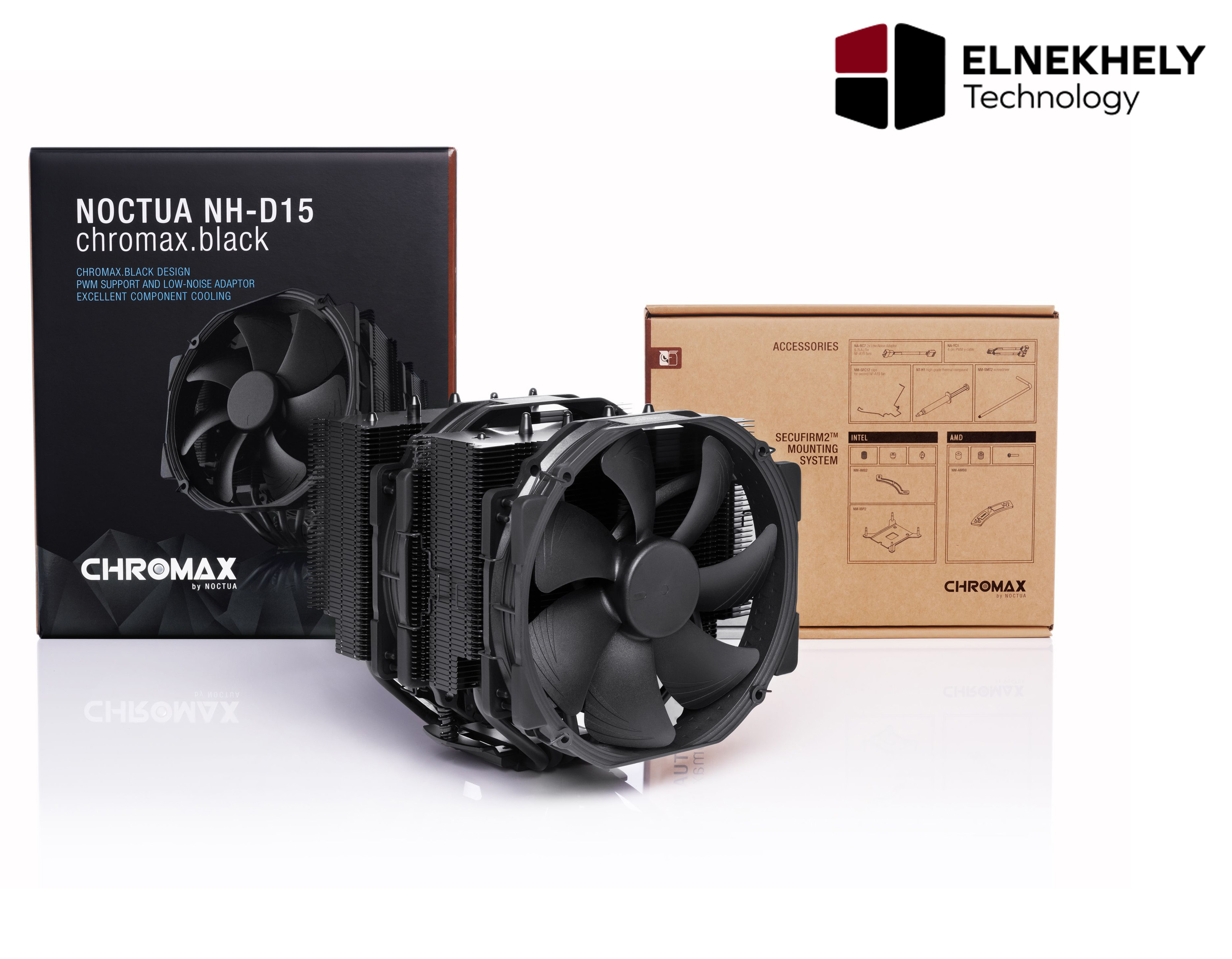 Noctua NH D15 chromax black(ONLY BUILD) - nh-d15