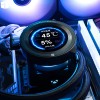 Thermalright Core Vision 360 Black ARGB Liquid Cooler 2.73 inch LCD Display 3x TL-E12B-S V2 Fans