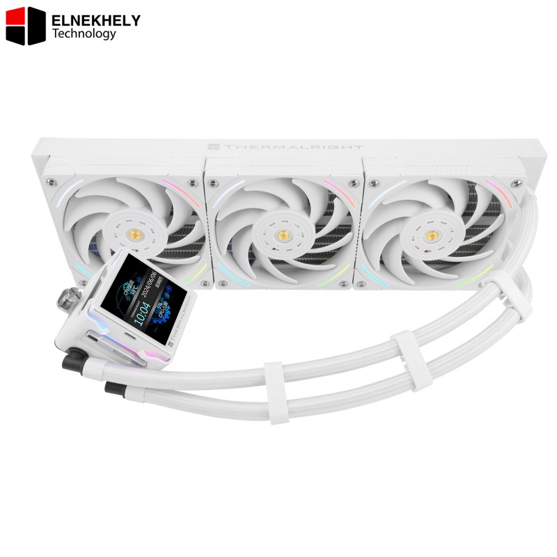 Thermalright Elite Vision 360 White ARGB Liquid Cooler 2.73 inch LCD Display 3x TL-K12 PWM Fans
