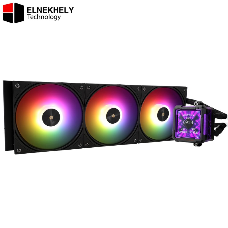 Thermalright Frozen Warframe PRO 360 Black ARGB Liquid CPU Cooler – Premium 360mm AIO Water Cooling System with 3× PWM Fans, Dynamic ARGB Lighting, High-Performance Cooling for Intel LGA1700 & AMD AM5 Thermalright Frozen Warframe PRO 360 Black ARGB Liquid CPU Cooler – Premium 360mm AIO Water Cooling System with 3× PWM Fans, Dynamic ARGB Lighting, High-Performance Cooling for Intel LGA1700 & AMD AM5