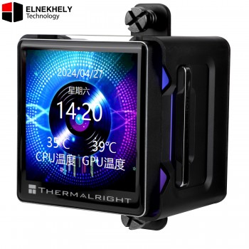 Thermalright Elite Vision 360 Black ARGB Liquid Cooler 2.73 inch LCD Display 3x TL-K12 PWM Fans