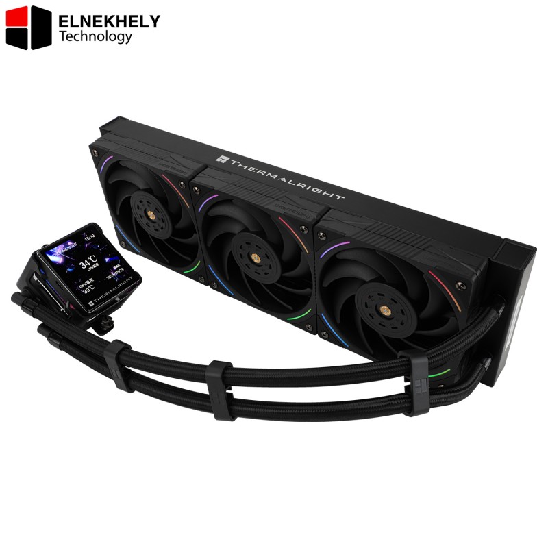 Thermalright Elite Vision 360 Black ARGB Liquid Cooler 2.73 inch LCD Display 3x TL-K12 PWM Fans Thermalright Elite Vision 360 Black ARGB Liquid Cooler 2.73 inch LCD Display 3x TL-K12 PWM Fans