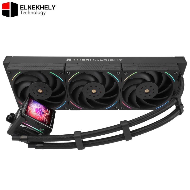 Thermalright Elite Vision 360 Black ARGB Liquid Cooler 2.73 inch LCD Display 3x TL-K12 PWM Fans Thermalright Elite Vision 360 Black ARGB Liquid Cooler 2.73 inch LCD Display 3x TL-K12 PWM Fans