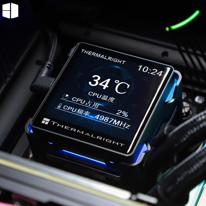 Thermalright Elite Vision 360 Black ARGB Liquid Cooler 2.73 inch LCD Display 3x TL-K12 PWM Fans Thermalright Elite Vision 360 Black ARGB Liquid Cooler 2.73 inch LCD Display 3x TL-K12 PWM Fans