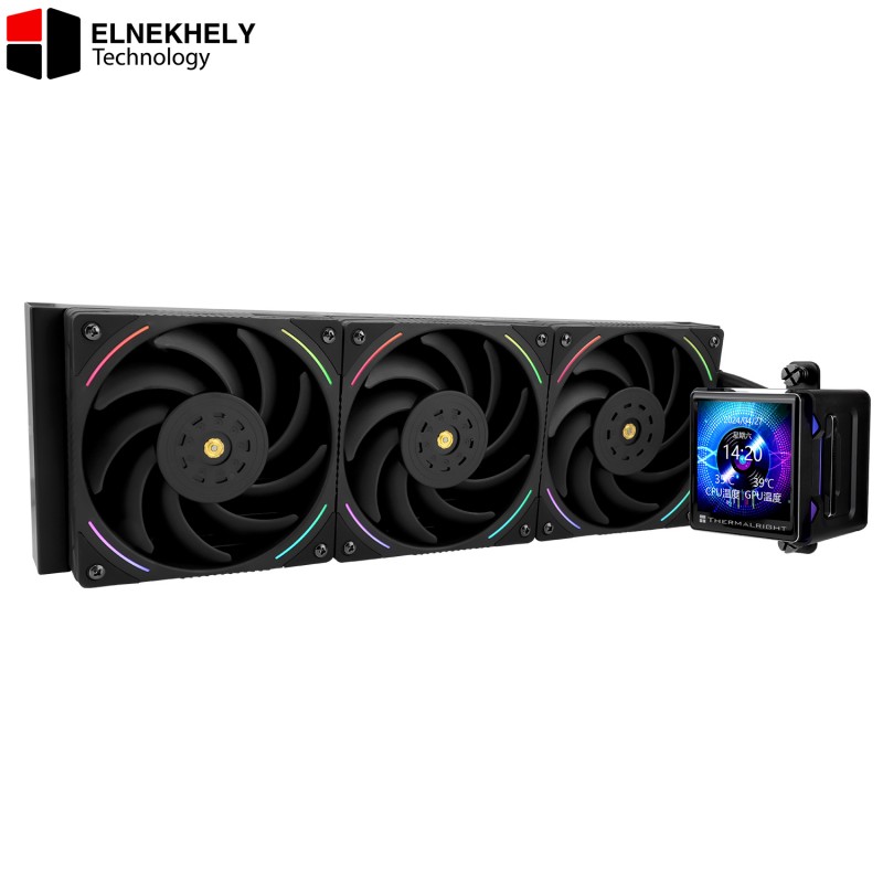 Thermalright Elite Vision 360 Black ARGB Liquid Cooler 2.73 inch LCD Display 3x TL-K12 PWM Fans Thermalright Elite Vision 360 Black ARGB Liquid Cooler 2.73 inch LCD Display 3x TL-K12 PWM Fans