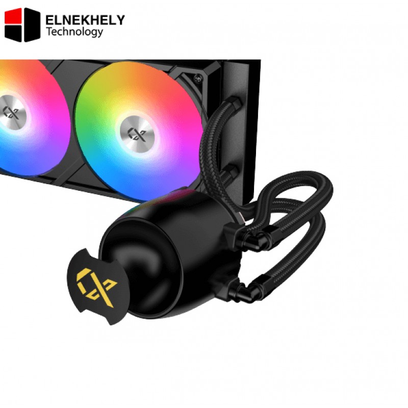 Xigmatek Connect Pro 360 ARGB Liquid Cooler with 7” LCD Screen