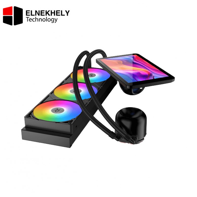 Xigmatek Connect Pro 360 ARGB Liquid Cooler with 7” LCD Screen