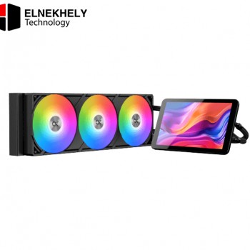 Xigmatek Connect Pro 360 ARGB – 7” External LCD Screen (1280x800), 360mm Radiator, Intel LGA 1851 / AMD AM5 Support