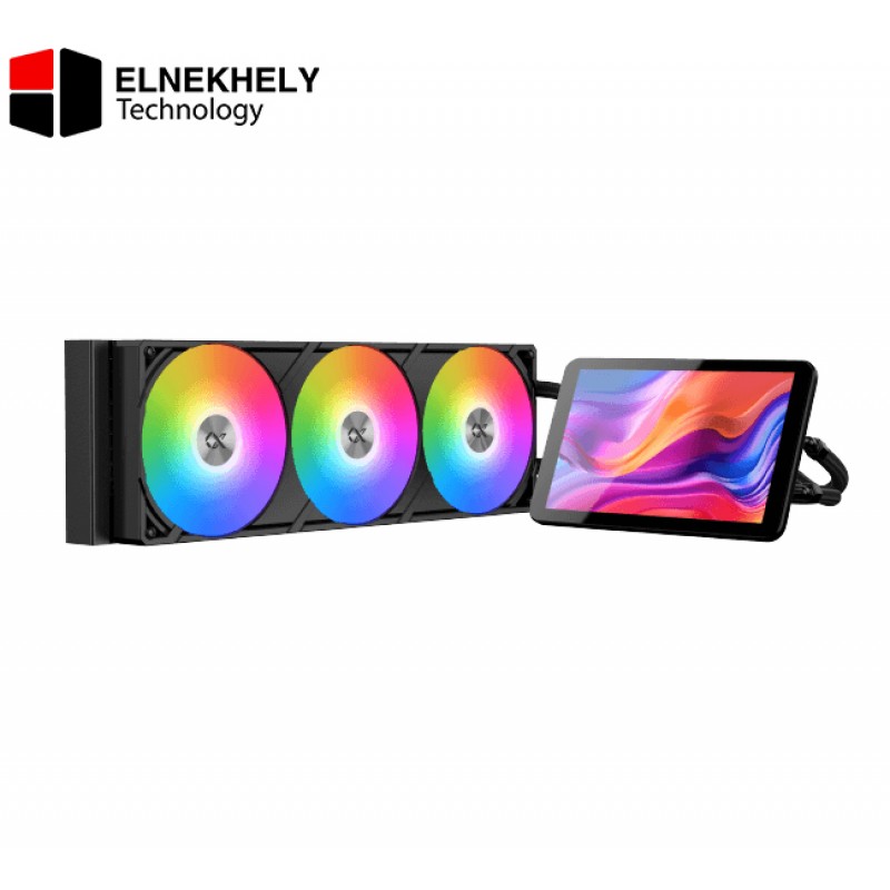 Xigmatek Connect Pro 360 ARGB Liquid Cooler with 7” LCD Screen