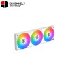 Xigmatek Connect Ultra 360 Arctic ARGB Liquid CPU Cooler – 6.8 Inch Curved AMOLED Flexible Screen, 360mm Radiator, White Edition, LGA 1851 & AM5
