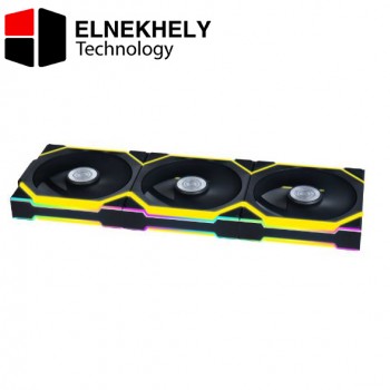 Lian Li UNI Fan SL Wireless 120mm RGB 3-Fan Pack with 2.4GHz Controller - Black