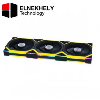 Lian Li UNI FAN SL120 Wireless RGB Kit (Black) – 120mm High-Performance Case Fans with Infinity Mirror, Wireless Control, and Daisy-Chain Design