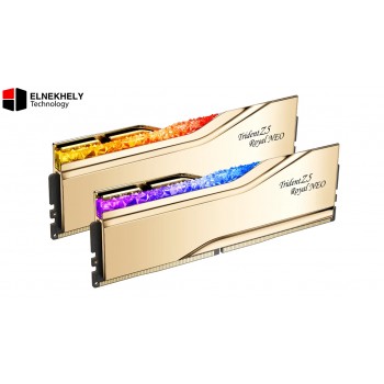 G.SKILL Trident Z5 Royal Neo DDR5 32GB (2x16GB) 8000MT/s CL38 Desktop Memory Kit – AMD EXPO Overclocking RAM, Gold Heatspreader, 1.45V High-Performance UDIMM