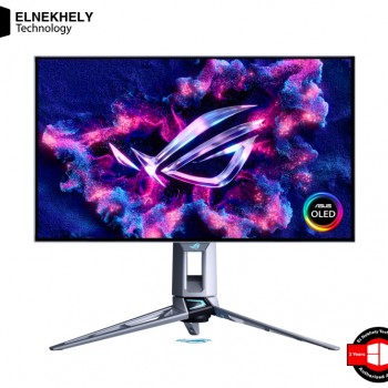 ASUS ROG Swift OLED PG27AQWP-W 27" QHD OLED Gaming Monitor – NVIDIA G-SYNC & FreeSync Premium Pro, HDR10, TrueBlack Glossy™ Tandem OLED, Dual-Mode (QHD 540Hz / HD 720Hz), 0.02ms GTG Response
