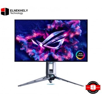 ASUS ROG Swift OLED PG27AQWP-W 27" QHD OLED Gaming Monitor – NVIDIA G-SYNC & FreeSync Premium Pro, HDR10, TrueBlack Glossy™ Tandem OLED, Dual-Mode (QHD 540Hz / HD 720Hz), 0.02ms GTG Response