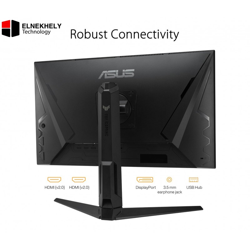 ASUS TUF Gaming VG27AQL3A 27” 2K QHD 2560x1440 Fast IPS 180Hz 1ms Gaming Monitor with HDR400, G-SYNC Compatible, FreeSync, ELMB Sync, USB Hub, Height Adjustable Stand ASUS TUF Gaming VG27AQL3A 27” 2K QHD 2560x1440 Fast IPS 180Hz 1ms Gaming Monitor with HDR400, G-SYNC Compatible, FreeSync, ELMB Sync, USB Hub, Height Adjustable Stand