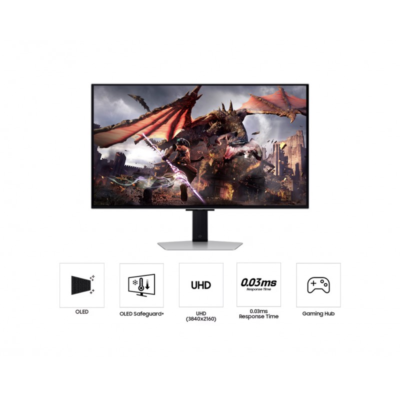 SAMSUNG ODYSSEY OLED G8 G80SD 32 inch 4K UHD 240Hz 0.03ms OLED Gaming Monitor