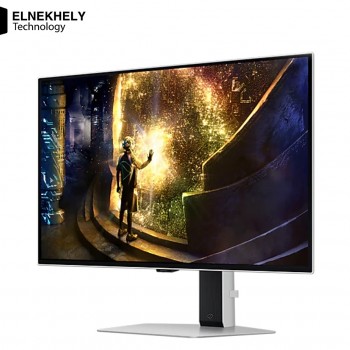 Samsung Odyssey OLED G6 G61SD 27 Inch QHD OLED Gaming Monitor | 240Hz 0.03ms | Glare-Free | FreeSync Premium Pro & G-Sync Compatible – Silver