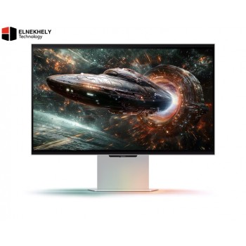 Samsung Odyssey G90XF 27 Inch 4K UHD IPS Gaming Monitor – 165Hz, 1ms Response, Glasses-Free 3D, G-Sync Compatible, HDR, Silver Design
