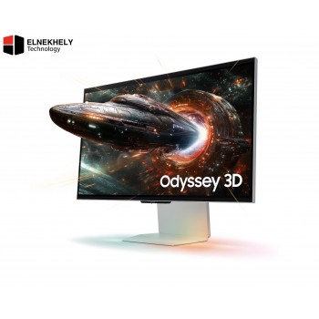 Samsung Odyssey G90XF 27 Inch 4K UHD IPS Gaming Monitor – 165Hz, 1ms Response, Glasses-Free 3D, G-Sync Compatible, HDR, Silver Design
