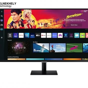 Samsung Smart Monitor M7 32” 4K UHD (3840x2160) – VA Flat Panel, 60Hz, 4ms GTG, HDR10, Game Bar 2.0, Ultrawide Game View, USB-C, HDMI-CEC, Built-in Speakers & Apps, Remote Control – LS32BM700UMXEG Samsung Smart Monitor M7 32” 4K UHD (3840x2160) – VA Flat Panel, 60Hz, 4ms GTG, HDR10, Game Bar 2.0, Ultrawide Game View, USB-C, HDMI-CEC, Built-in Speakers & Apps, Remote Control – LS32BM700UMXEG