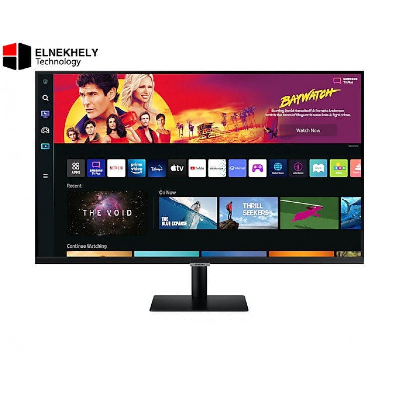 Samsung Smart Monitor M7 32” 4K UHD (3840x2160) – VA Flat Panel, 60Hz, 4ms GTG, HDR10, Game Bar 2.0, Ultrawide Game View, USB-C, HDMI-CEC, Built-in Speakers & Apps, Remote Control – LS32BM700UMXEG Samsung Smart Monitor M7 32” 4K UHD (3840x2160) – VA Flat Panel, 60Hz, 4ms GTG, HDR10, Game Bar 2.0, Ultrawide Game View, USB-C, HDMI-CEC, Built-in Speakers & Apps, Remote Control – LS32BM700UMXEG