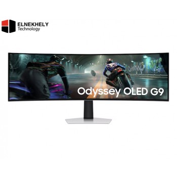Samsung Odyssey OLED G9 G91SD 49 Inch Curved DQHD Gaming Monitor – 144Hz, 0.03ms Response, OLED Glare Free, VESA DisplayHDR True Black 400, FreeSync Premium Pro, G-Sync Compatible, Silver Ultra-Wide