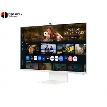 Samsung M80F S32FM801UU Smart 32 Inch 4K UHD 60Hz Monitor – Vision AI, Tizen OS, Gaming Hub, USB-C, White