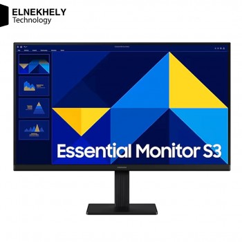 Samsung Essential S3 S24D302GAU 24 Inch FHD IPS Gaming Monitor – 100Hz Refresh Rate, 5ms Response, Eye Care Mode, Flicker Free, HDMI & VGA Ports, Slim Design for Home & Office Use