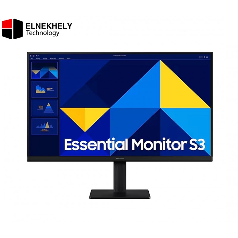 Samsung Essential S3 S24D302GAU 24 Inch FHD IPS Gaming Monitor – 100Hz Refresh Rate, 5ms Response, Eye Care Mode, Flicker Free, HDMI & VGA Ports, Slim Design for Home & Office Use Samsung Essential S3 S24D302GAU 24 Inch FHD IPS Gaming Monitor – 100Hz Refresh Rate, 5ms Response, Eye Care Mode, Flicker Free, HDMI & VGA Ports, Slim Design for Home & Office Use