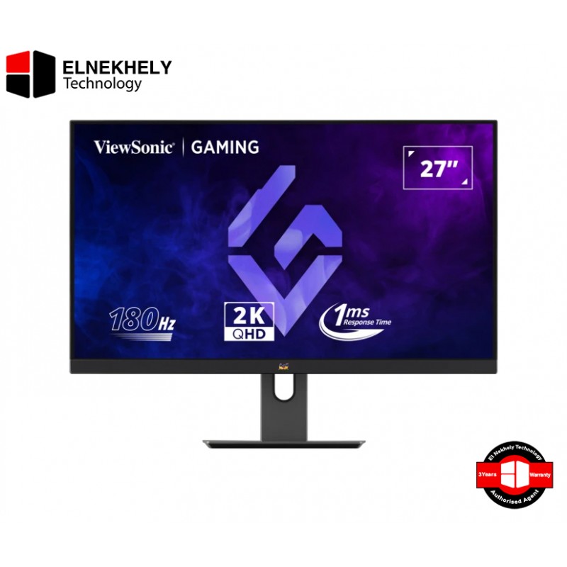 ViewSonic VX2758A-2K-PRO-2 27” QHD Gaming Monitor – 2K 1440p Resolution, 180Hz Refresh Rate, 1ms MPRT, IPS Panel, AMD FreeSync, HDMI & DisplayPort