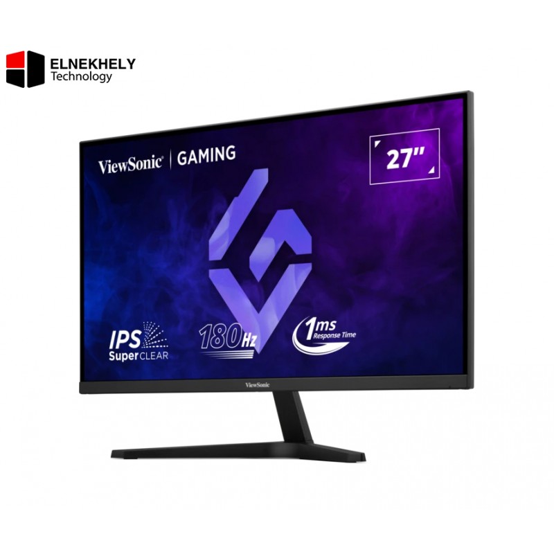 ViewSonic VX27G1-HD 27 Inch FHD 180Hz Gaming Monitor – IPS Panel, 1ms Response Time, FreeSync Compatible, HDR Support, Eye Care Technology, HDMI×2 & DisplayPort×1