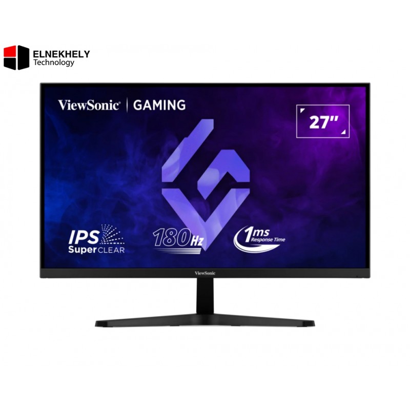 ViewSonic VX27G1-HD 27 Inch FHD 180Hz Gaming Monitor – IPS Panel, 1ms Response Time, FreeSync Compatible, HDR Support, Eye Care Technology, HDMI×2 & DisplayPort×1