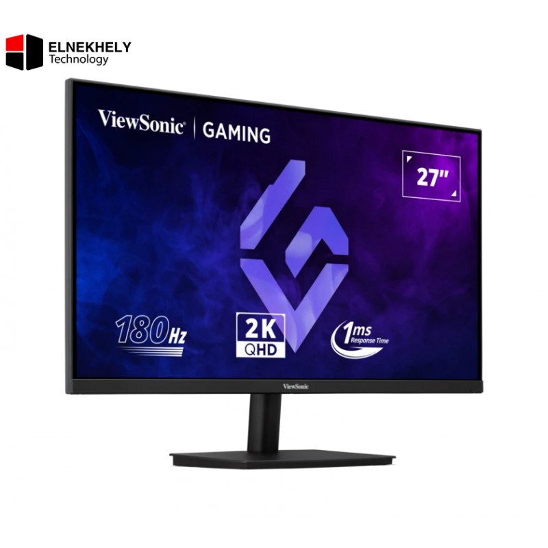 ViewSonic VX27G1-2K 27 Inch 2K QHD 180Hz Gaming Monitor – IPS Panel, 1ms MPRT, FreeSync Premium & G-Sync Compatible, HDR10, Eye Care Technology, HDMI 2.0×2 & DisplayPort 1.4×1