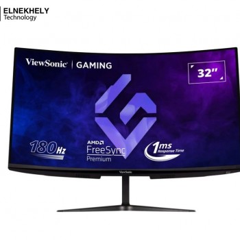 ViewSonic VX3218C-2K 32 inch QHD 180Hz 1500R Curved Gaming Monitor - 2560x1440, 1ms MPRT, VA Panel, HDR10, FreeSync Premium