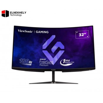 ViewSonic VX3218C-2K 32 inch QHD 180Hz 1500R Curved Gaming Monitor - 2560x1440, 1ms MPRT, VA Panel, HDR10, FreeSync Premium