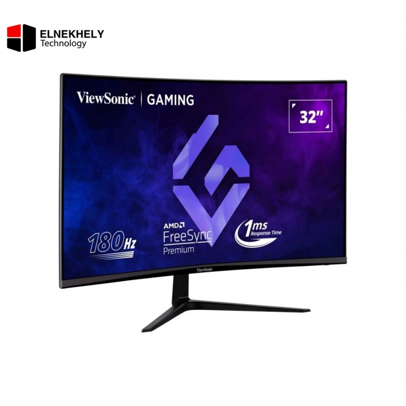 ViewSonic VX3218C-2K 32 inch QHD 180Hz 1500R Curved Gaming Monitor - 2560x1440, 1ms MPRT, VA Panel, HDR10, FreeSync Premium