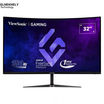 ViewSonic VX3218C-2K 32 inch QHD 180Hz 1500R Curved Gaming Monitor - 2560x1440, 1ms MPRT, VA Panel, HDR10, FreeSync Premium