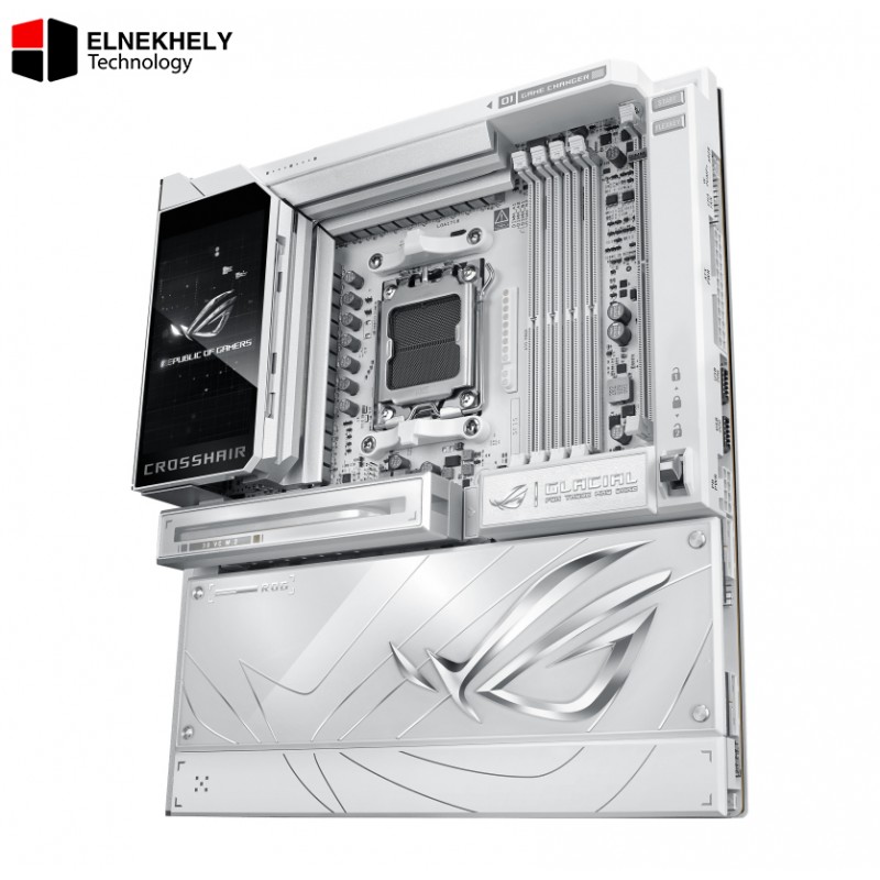 ASUS ROG Crosshair X870E Glacial E-ATX Motherboard – Dual USB4, Wi-Fi 7, Dual 10Gb LAN ASUS ROG Crosshair X870E Glacial E-ATX Motherboard – Dual USB4, Wi-Fi 7, Dual 10Gb LAN