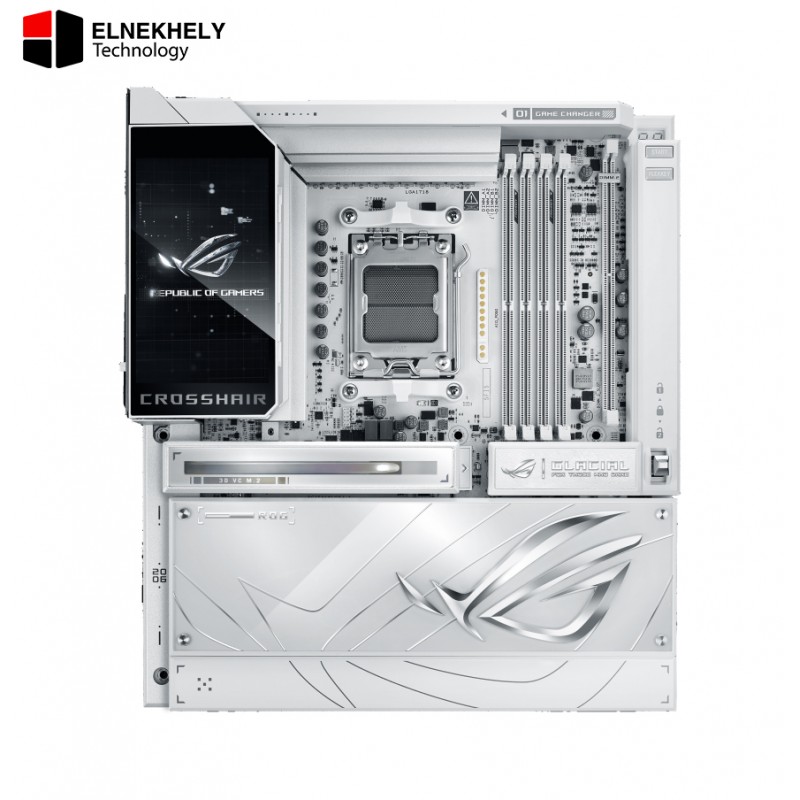 ASUS ROG Crosshair X870E Glacial E-ATX Motherboard – Dual USB4, Wi-Fi 7, Dual 10Gb LAN ASUS ROG Crosshair X870E Glacial E-ATX Motherboard – Dual USB4, Wi-Fi 7, Dual 10Gb LAN