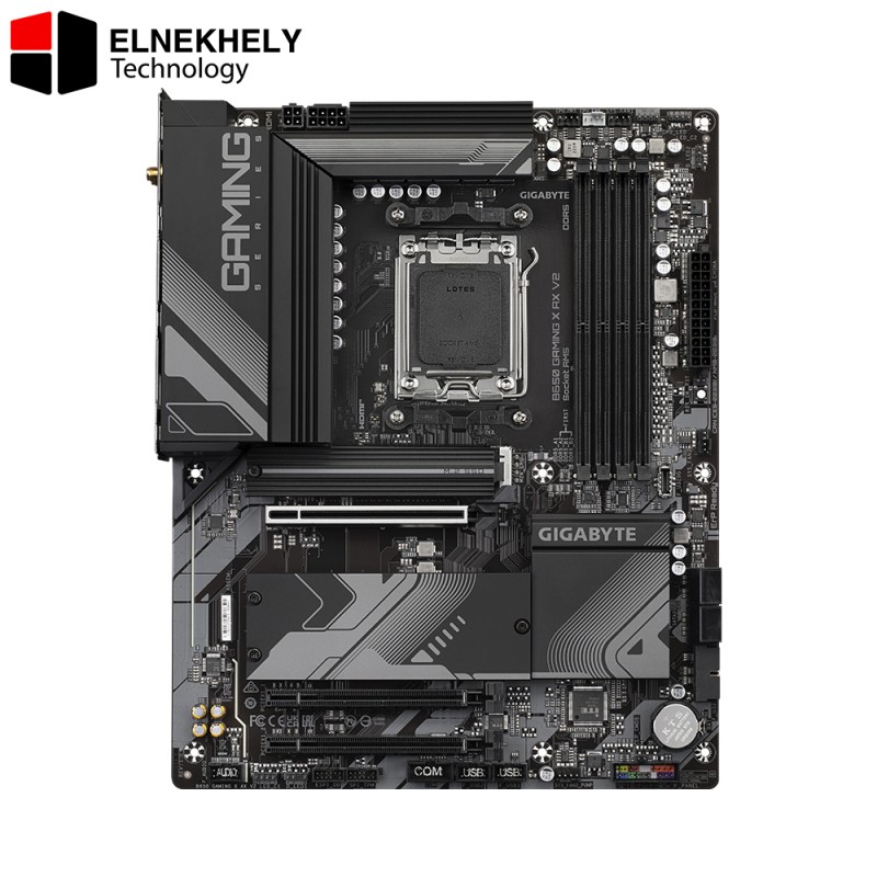 GIGABYTE B650 Gaming X AX V2 (rev. 1.0) AM5 LGA 1718 AMD B650 ATX DDR5, Triple M.2, PCIe 5.0, USB 3.2 Gen2x2 Type-C, AMD Wi-Fi 6E, Realtek 2.5GbE LAN GIGABYTE B650 Gaming X AX V2 (rev. 1.0) AM5 LGA 1718 AMD B650 ATX DDR5, Triple M.2, PCIe 5.0, USB 3.2 Gen2x2 Type-C, AMD Wi-Fi 6E, Realtek 2.5GbE LAN