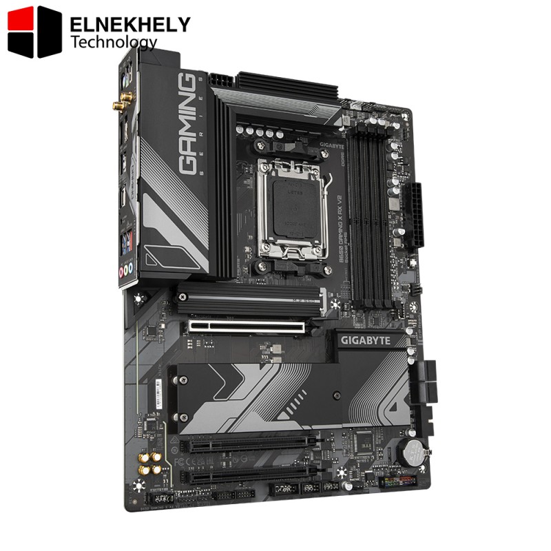 GIGABYTE B650 Gaming X AX V2 (rev. 1.0) AM5 LGA 1718 AMD B650 ATX DDR5, Triple M.2, PCIe 5.0, USB 3.2 Gen2x2 Type-C, AMD Wi-Fi 6E, Realtek 2.5GbE LAN GIGABYTE B650 Gaming X AX V2 (rev. 1.0) AM5 LGA 1718 AMD B650 ATX DDR5, Triple M.2, PCIe 5.0, USB 3.2 Gen2x2 Type-C, AMD Wi-Fi 6E, Realtek 2.5GbE LAN