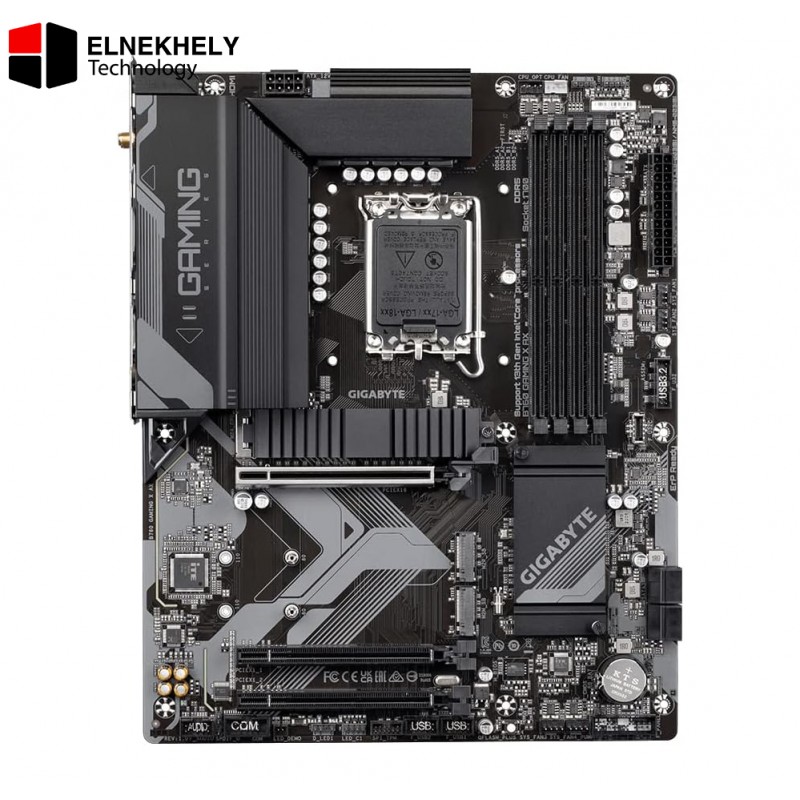 GIGABYTE B760 GAMING X AX Motherboard – LGA1700, DDR5, PCIe 4.0, Wi-Fi 6E, Bluetooth 5.3, 2.5GbE LAN, Triple M.2, HDMI/DP, for Intel 12th–14th Gen GIGABYTE B760 GAMING X AX Motherboard – LGA1700, DDR5, PCIe 4.0, Wi-Fi 6E, Bluetooth 5.3, 2.5GbE LAN, Triple M.2, HDMI/DP, for Intel 12th–14th Gen