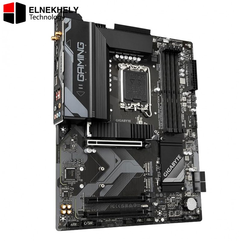 GIGABYTE B760 GAMING X AX Motherboard – LGA1700, DDR5, PCIe 4.0, Wi-Fi 6E, Bluetooth 5.3, 2.5GbE LAN, Triple M.2, HDMI/DP, for Intel 12th–14th Gen GIGABYTE B760 GAMING X AX Motherboard – LGA1700, DDR5, PCIe 4.0, Wi-Fi 6E, Bluetooth 5.3, 2.5GbE LAN, Triple M.2, HDMI/DP, for Intel 12th–14th Gen