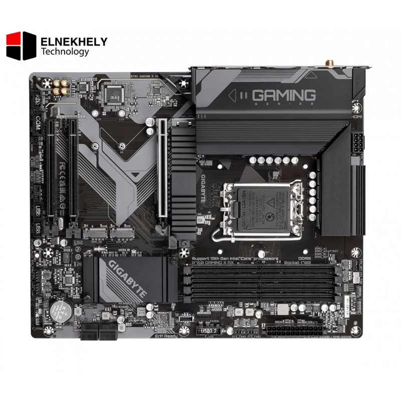 GIGABYTE B760 GAMING X AX Motherboard – LGA1700, DDR5, PCIe 4.0, Wi-Fi 6E, Bluetooth 5.3, 2.5GbE LAN, Triple M.2, HDMI/DP, for Intel 12th–14th Gen GIGABYTE B760 GAMING X AX Motherboard – LGA1700, DDR5, PCIe 4.0, Wi-Fi 6E, Bluetooth 5.3, 2.5GbE LAN, Triple M.2, HDMI/DP, for Intel 12th–14th Gen