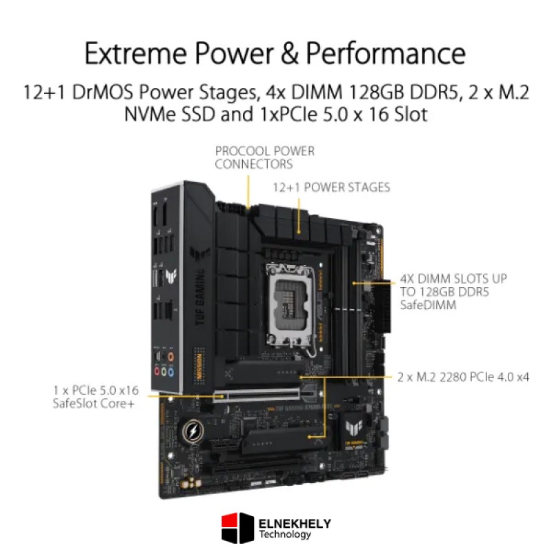 ASUS TUF GAMING B760M-PLUS DDR5 Motherboard ASUS TUF GAMING B760M-PLUS DDR5 Motherboard