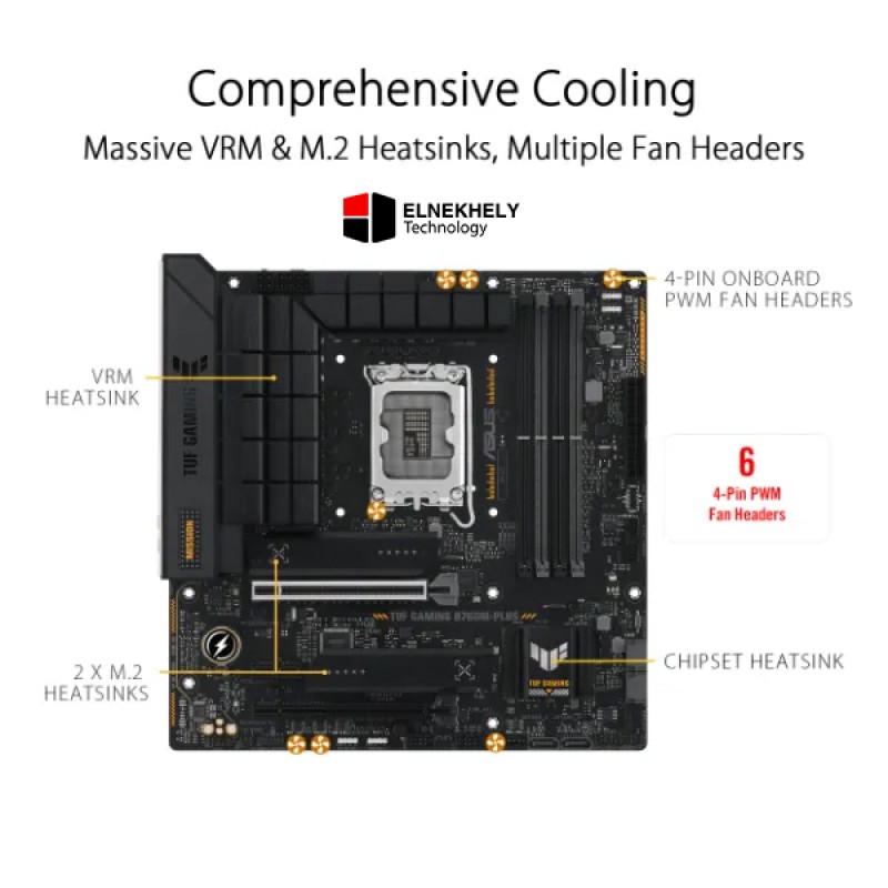 ASUS TUF GAMING B760M-PLUS DDR5 Motherboard ASUS TUF GAMING B760M-PLUS DDR5 Motherboard