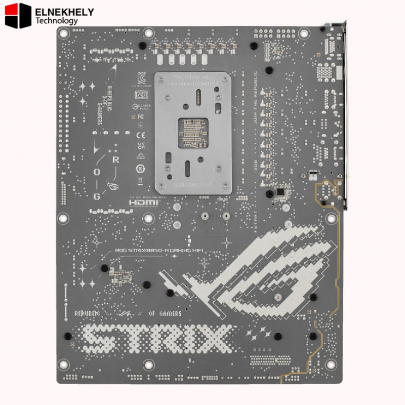 ASUS ROG Strix B850-A Gaming WiFi AMD AM5 B850 ATX Motherboard 14+2+2 Power Stages, DDR5 AEMP, 2.5G LAN, WiFi 7 with Q-Antenna, 4X M.2, PCIe® 5.0, USB 20Gbps Type-C, AI Networking II, ASUS AI Advisor ASUS ROG Strix B850-A Gaming WiFi AMD AM5 B850 ATX Motherboard 14+2+2 Power Stages, DDR5 AEMP, 2.5G LAN, WiFi 7 with Q-Antenna, 4X M.2, PCIe® 5.0, USB 20Gbps Type-C, AI Networking II, ASUS AI Advisor