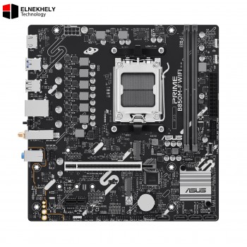 ASUS PRIME B850M-F WIFI AM5 Micro-ATX Motherboard – AMD B850 Chipset, DDR5 256GB Support, PCIe 5.0, Built-in Wi-Fi, HDMI, 2x M.2 Slots