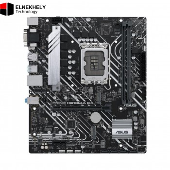 ASUS PRIME H610M-A D4-CSM H610 LGA 1700 mic-ATX motherboard with DDR4 PCIe 4.0 dual M.2 slots Intel 1 Gb Ethernet DisplayPort HDMI D-Sub USB 3.2 Gen 2 ports SATA 6 Gbps Addressable Gen 2 headers and Aura Sync